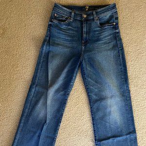 7 For All Mankind 'Cropped Alexa' Jean, Size 27